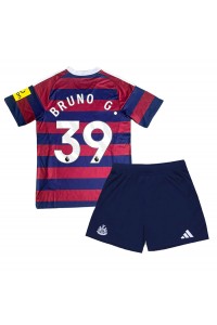 Newcastle United Bruno Guimaraes #39 Babytruitje Uit tenue Kind 2024-25 Korte Mouw (+ Korte broeken)